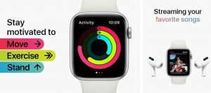 הסטוק האינטרנטי  שעון Apple Watch מגניב שחור לבן